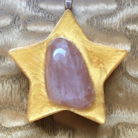 Crystals like Rose Quartz are excellent for healing and opening the heart chakra. I suggest carrying a Rose Quartz or wearing one in a pendant like this one. Click image to learn more.